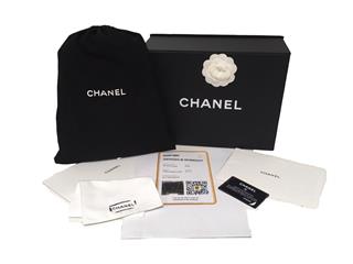 CHANEL SHEEPSKIN CHEVRON QUILTED MADEMOISELLE FLAP MEDIUM BAG BLACK WITH BOX